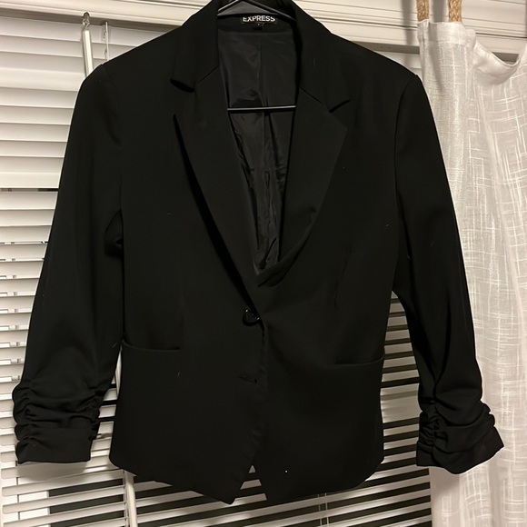 Express Stretch Curve Hugging Blazer - Picture 11 of 11